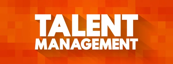 Talent Management Anticipation Required Human Capital Organization Planning Meet Those — Vector de stock