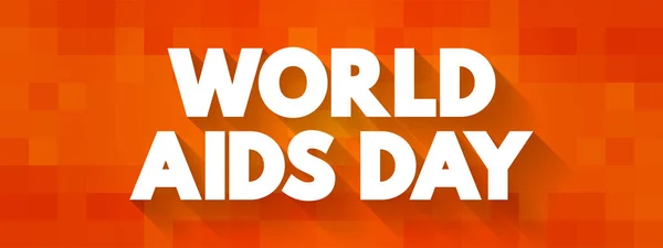 World Aids Day International Day Dedicated Raising Awareness Aids Pandemic — ストックベクタ