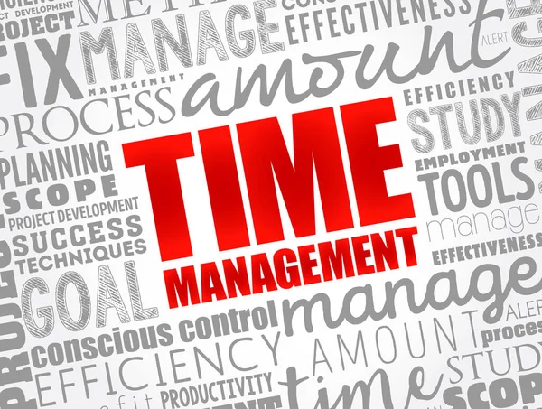 Time Management Process För Att Organisera Och Planera Hur Kan — Stock vektor