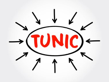 Oklu Tunik metin, sunum ve raporlar için konsept