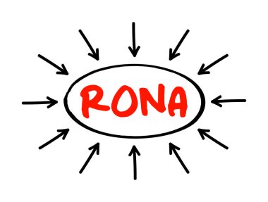RONA Ağ Varlıklarına Dönüş - mal varlıklarını hesaba katan bir şirketin finansal performansının ölçümü, oklu kısaltma metni