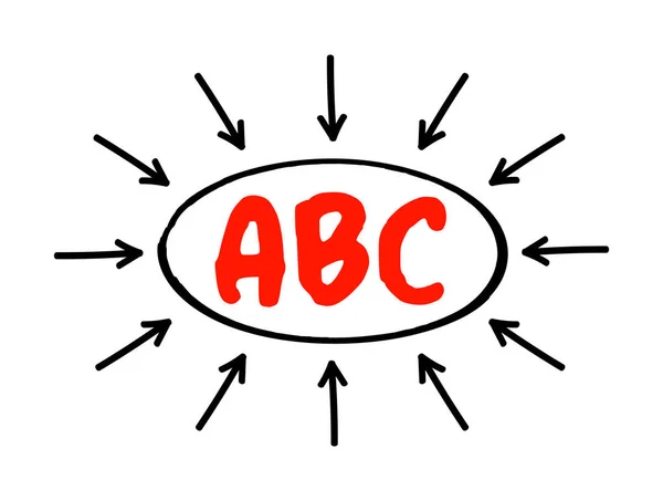 Abc Изменение Аббревиатуры Бизнес Концепции Стрелками — стоковый вектор