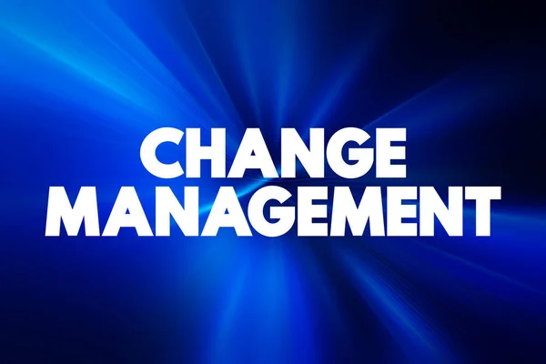 Change Management Text Quote Concept Background — Stock Photo, Image