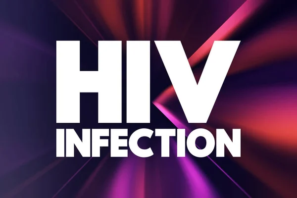 Hiv Infection - virus that attacks the body\'s immune system, text concept background