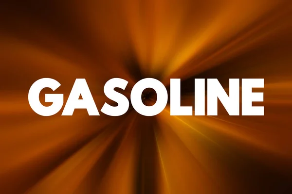Gasoline Text Quote Concept Background — Stock Photo, Image