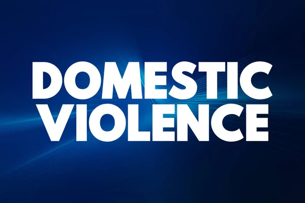 Domestic Violence Violence Other Abuse Occurs Domestic Setting Marriage Cohabitation — Stock Photo, Image