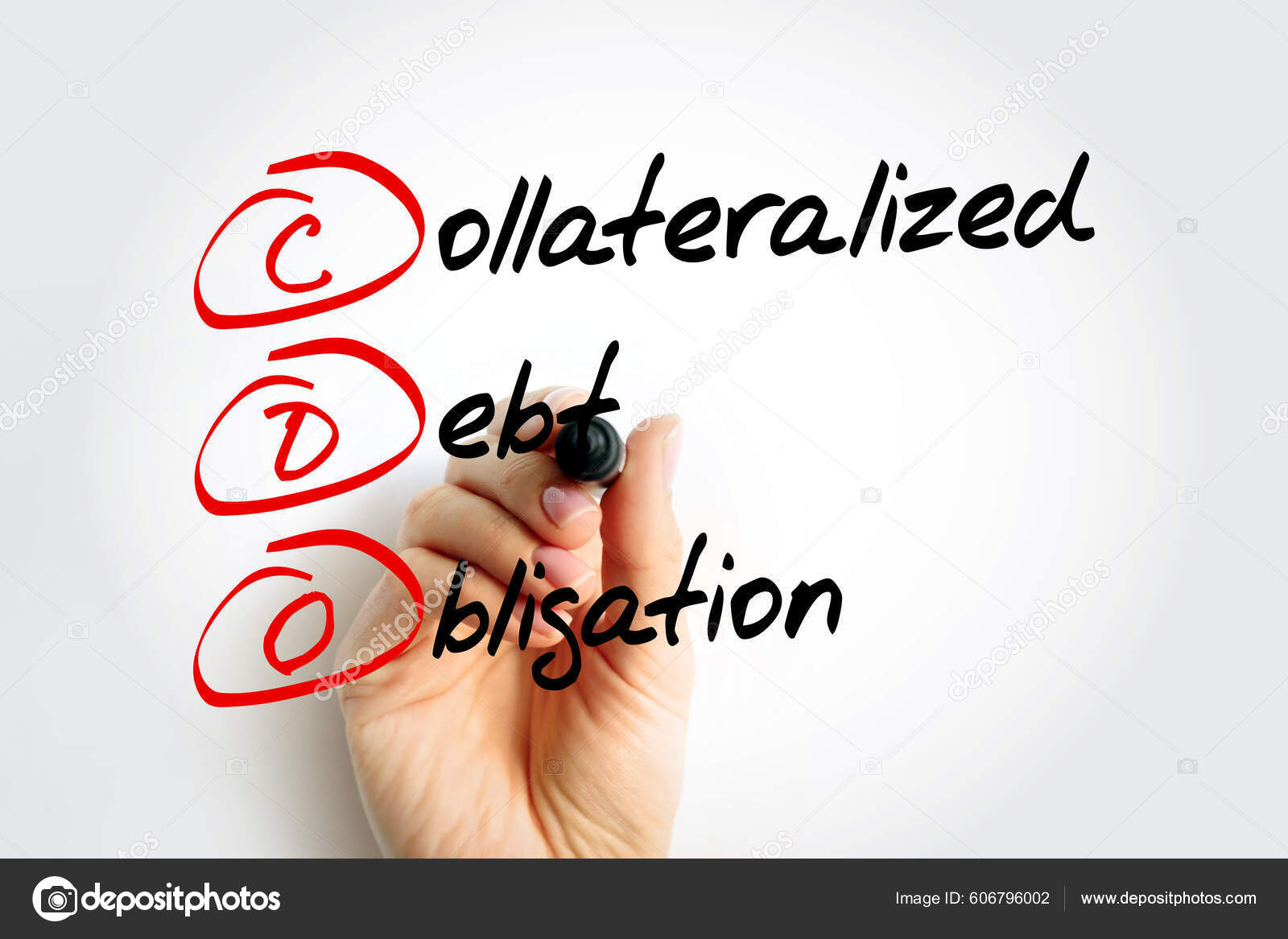 Cdo Collateralized Debt Obligation Type Structured Asset Backed