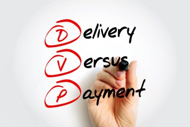 DVP - Teslimat Versus Ödeme, menkul kıymetler, kısaltma metin kavramı geçmişi için yaygın bir yerleşim biçimidir