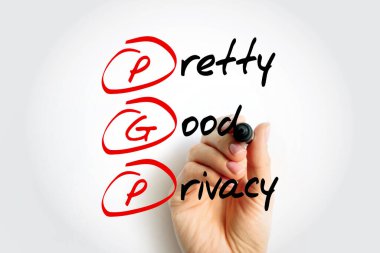 PGP - Oldukça İyi Mahremiyet, şifreli gizlilik ve veri iletişimi için kimlik doğrulaması sağlayan bir şifreleme programıdır.