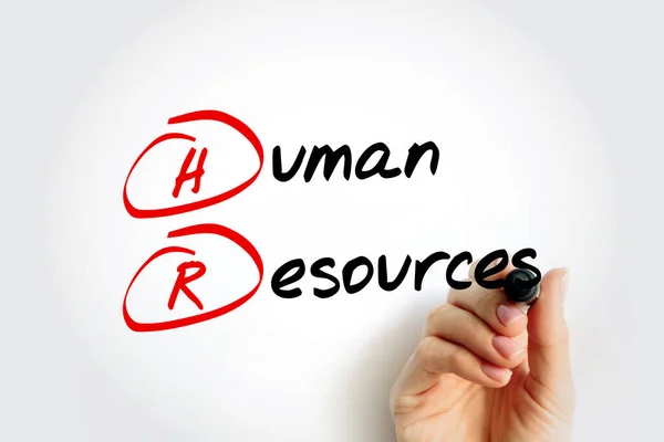 Human Resources Set People Who Make Workforce Organization Business Sector — Stock Photo, Image