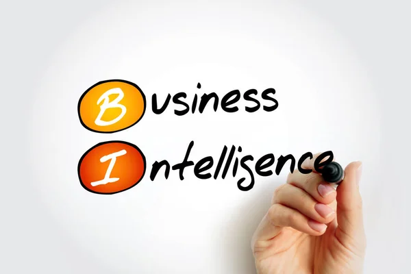 Business Intelligence Estrategias Tecnologías Utilizadas Por Las Empresas Para Análisis —  Fotos de Stock