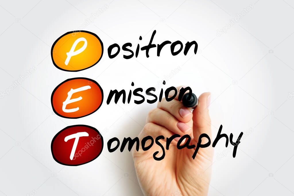 PET Acrónimo de tomografía por emisión de positrones, fondo