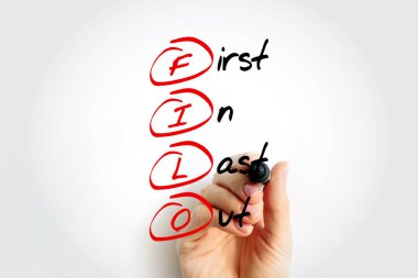 FILO - İşaretli İlk Son Çıkış kısaltması, kavram arkaplanı