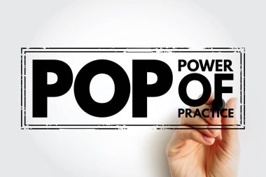 POP - İşaret, iş konsepti geçmişi olan kısaltma uygulamasının gücü