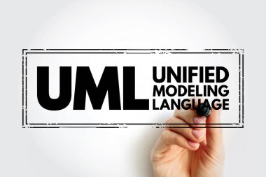 UML Birleşik Modelleme Dili - yazılım mühendisliği alanında genel amaçlı, gelişimsel, modelleme dili, kısaltma metin damgası kavramı arka planı
