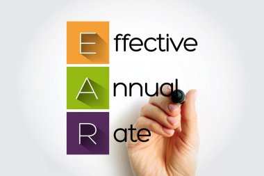 EAR - Etkili Yıllık Oran kısaltması, iş konsepti geçmişi