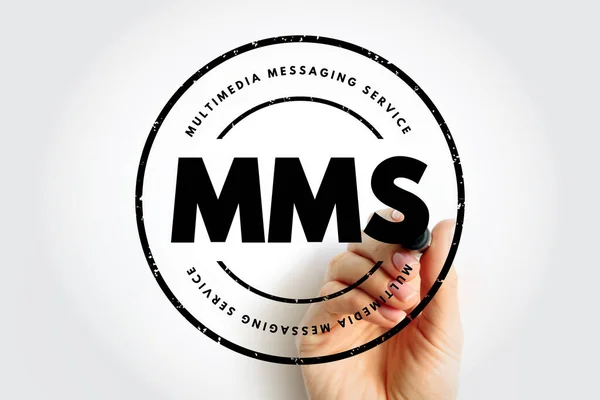 Mms Multimedia Messaging Service Standard Way Send Messages Include Multimedia — ストック写真