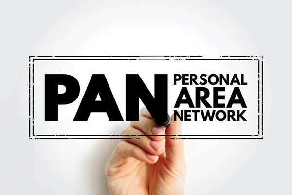 Pan Personal Area Network Réseau Informatique Pour Interconnecter Des Appareils — Photo
