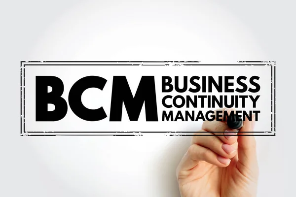 Bcm Business Continuity Management Framework Identifying Organization Risk Exposure Internal — Stok fotoğraf