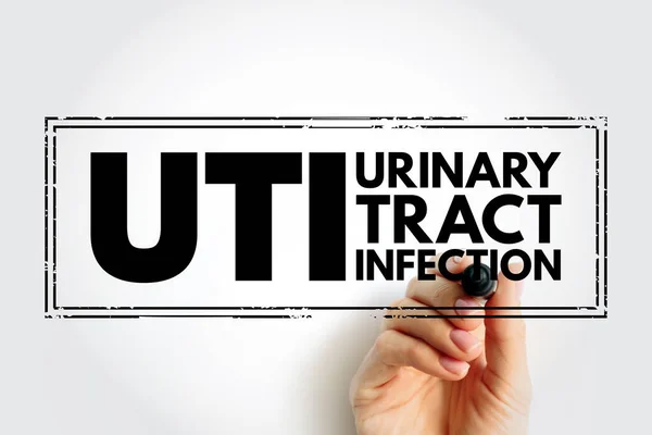 Uti Urinary Tract Infection Infection Any Part Your Urinary System — Fotografia de Stock