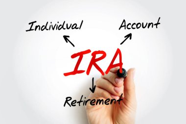 IRA - Bireysel Emeklilik Hesabı, emeklilik birikimleri ve kısaltma metin kavramı geçmişi için vergi avantajları sağlayan birçok finans kurumu tarafından sağlanan bir emeklilik maaşı biçimidir.