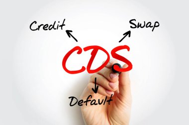 CDS Kredi Varsayılan Takas - Yatırımcının kredi riskini başka bir yatırımcı olan kısaltma metin konseptiyle değiştirmesine olanak sağlayan finansal türev
