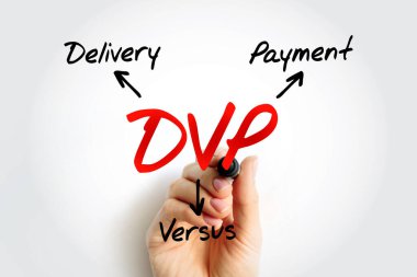 DVP - Teslimat Versus Ödeme, menkul kıymetler, kısaltma metin kavramı geçmişi için yaygın bir yerleşim biçimidir