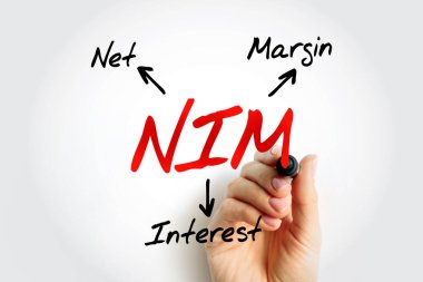 NIM Net Faiz Marjı - bir finans firmasının kredi ürünlerinden elde ettiği net faiz geliriyle karşılaştırma