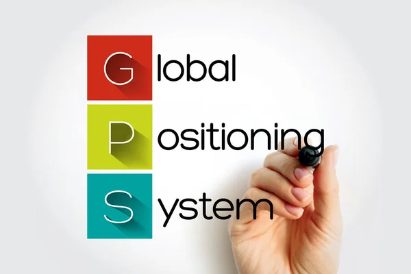 Gps Global Positioning System Sistema Global Navegación Por Satélite Que — Foto de Stock