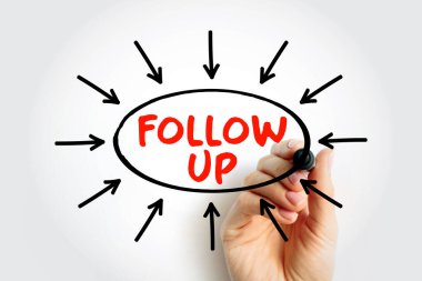 Takip et - daha ileri bir şeyi takip et ya da araştır, oklu metin kavramı