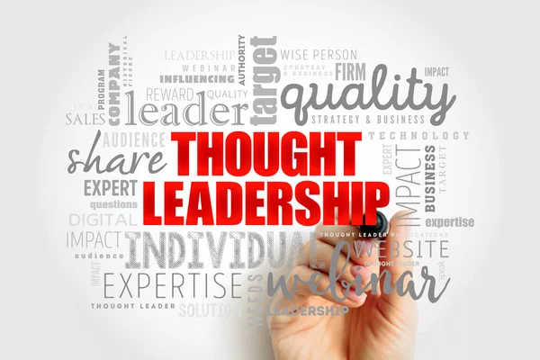 Thought Leadership Cloud Business Concepts Background — 스톡 사진