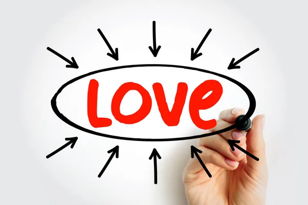 Love Living Our Values Dagelijkse Acroniem Tekst Met Pijlen Concept — Stockfoto