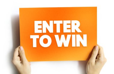 Kazanma metni alıntısı, konsept arkaplan girin