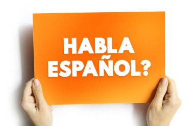 Habla Espanol mü? metin alıntısı, kavram arkaplanı