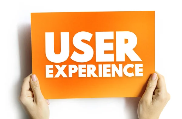 Tekst User Experience Tabliczce Koncepcja Biznesu — Zdjęcie stockowe