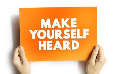 Kendin Yap Mesajı duy, konsept özgeçmiş