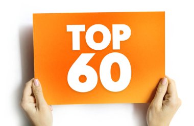 Karttaki en iyi 60 metin, konsept arkaplan