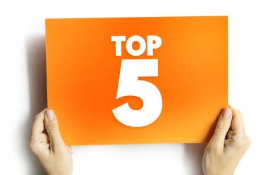 İlk 5 metin alıntısı, konsept arkaplan