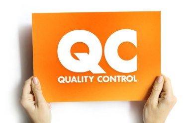 QC Kalite Kontrolü - varlıkların kart üzerindeki tüm üretim, kısaltma metin kavramlarının kalitesini gözden geçirdikleri süreç