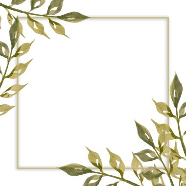 El yapımı suluboya çerçeve seti, Yeşil Yapraklar şubesi