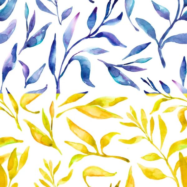Yellow Blue Background Space Text Spring Coming — Zdjęcie stockowe