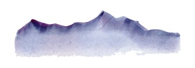 Devamlı dağlar. Çin resminin dağ arkası.