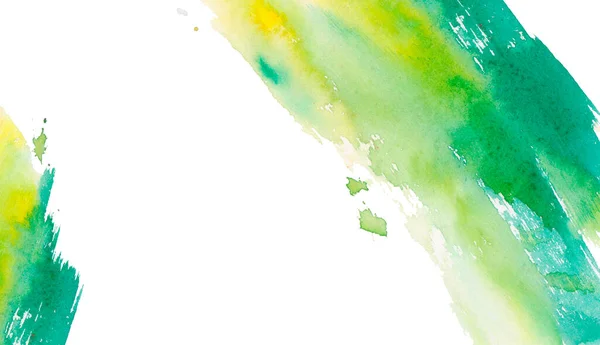 Akvarelové Pozadí Šablona Textura Pro Grafiku Zelené Mátové Barvy Pastelový — Stock fotografie