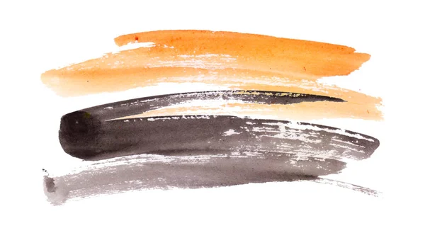 Tie Dye Orange Black Watercolor Background — ストック写真