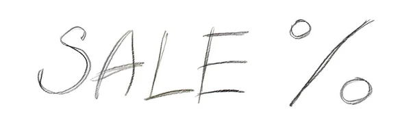 Graffiti Tag Word Sale Black Marker White Background Pen — Stockfoto