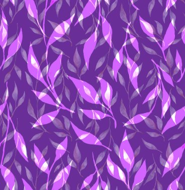 Watercolor ornament of wildflowers for wedding invitations, holiday cards, greeting cards, posters, books, envelopes, photo album. Illustration on violet background.