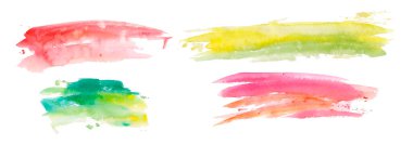 Watercolor background. Real watercolor texture. Watercolor splashes and dots texture. Artistic hand drawn background.