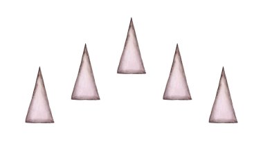 Bowling kulübündeki suluboya sokak. Beyaz arka plan..