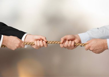 bir ip çekerek işadamları