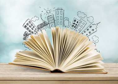 Arkaplan üzerine kitabı aç, kapat